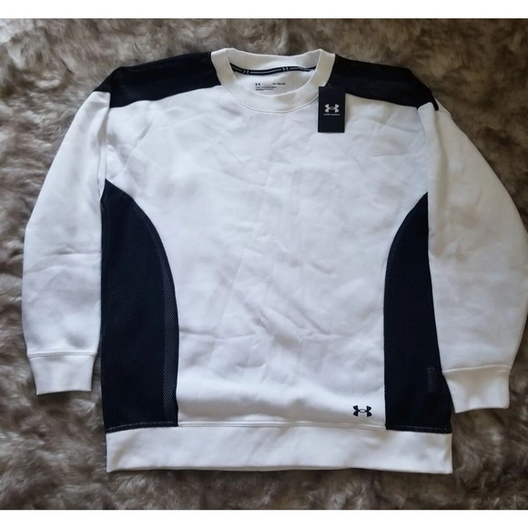 New Under Armour Womens Volleyball Oversized Pullover - Size Small (1367715-100) - Picture 4 of 7